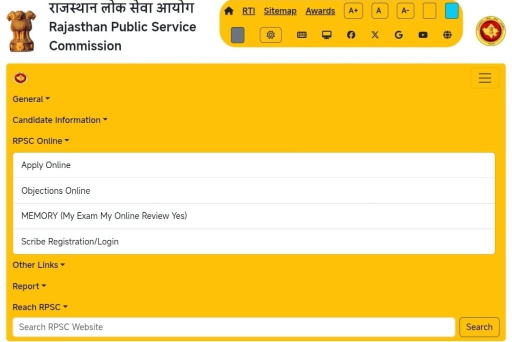 RPSC Junior Legal Officer Recruitment 2025