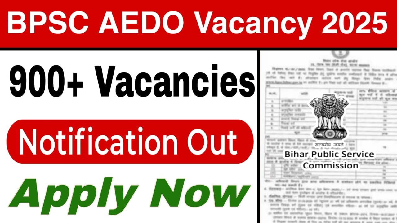 BPSC AEDO Vacancy 2025