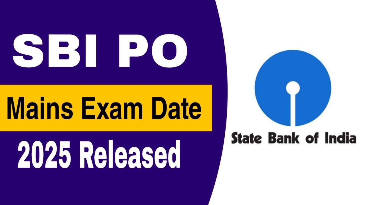 SBI PO Mains Exam Date 2025